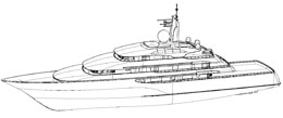 Wireframe Alias image of Ilona yacht